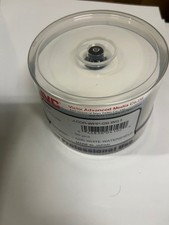 50 Original JVC CD-R WATERSHIELD GLOSSY WHITE Inkjet Hub Print, 52X   picture