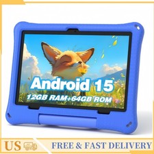 Call Sky Kids Tablet 10.1 Inch Android 15 12GB+64GB for Kids Aged 6–12 - Blue picture
