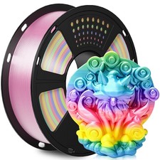 PLA Filament 1.75mm 1kg Spool Silk Rainbow Color Grandient - 3D Printing Materials picture