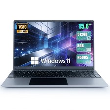 15.6''Laptop 8GB DDR4 512GB SSD, Quad-Core Intel Celeron N5095 Processors picture