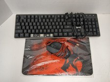 Redragon S107 Gaming Essentials Keyboard/Mouse/Mousepad 3-in-1 Set *READ* picture