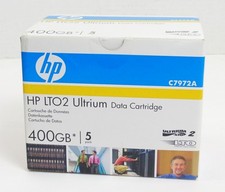 New 5-Pack 400GB HP LTO2 Ultrium Data Cartridge C7972A picture
