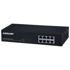 Intellinet Network Solutions 8-Port Fast Ethernet PoE+ Switch, 140 Watt Power picture