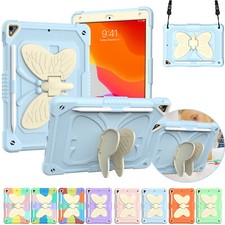 Kids Butterfly Stand Case Cover for iPad 5th/6th/7th/8th/9th Generation 10.2