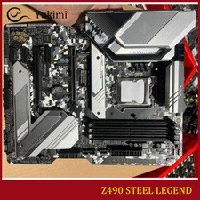 FOR ASROCK Z490 STEEL LEGEND DDR4*4 LGA1200 128GB HDMI Motherboard Test OK picture