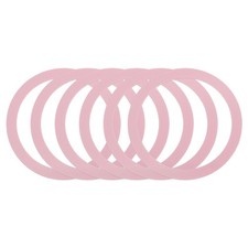 6Pcs Magnetic Adapter Ring, Magnetic Wireless Charger Conversion Kit, Pink picture