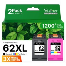 62XL Ink Cartridges for HP Envy 5660 Combo Pack picture