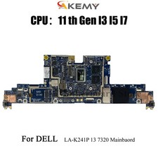 For DELL Latitude 13 7320 2-in-1 Laptop Motherboard LA-K241P i5 i7 0TNW0H 0H239K picture