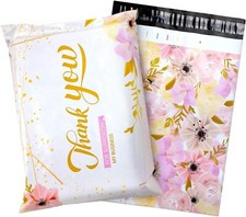 100 Pack Poly Mailers 10x13, Cute Packaging Envelope Mailers Thank You picture
