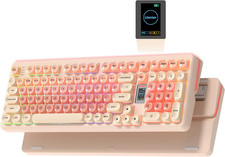 WK98 Foundation Mechanical Keyboard, Pink Creamy Gaming Keyboard picture