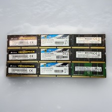 *LOT OF 9* Mixed Brand & Speed 32GB DDR4 PC4 SODIMM Laptop RAM picture