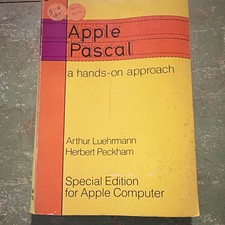 McGraw-Hill Vintage Apple Pascal Hands-On Approach Special Edition Book picture