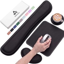 Office Ergonomic Memory Foam Computer Mouse and Keyboard Wrist Rest pad Support picture