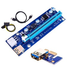 Graphics Card PCI-E Riser 1x 4x 8x 16x Extender for Setting Up GPU Mining Rigs picture