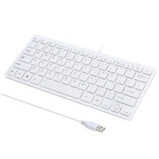 I Focus MCSaite Mini 78 Keys Wired Keyboard - with Cover White picture