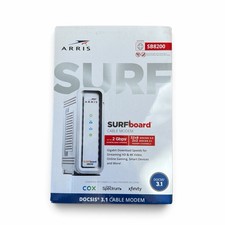 Arris SURFboard SB8200 DOCSIS 3.1 Gigabit White Wired 2Gbps 2-Ports picture