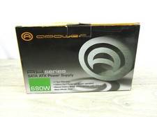 NEW APOWER 680 Watt Power Supply AK680 Series SATA ATX 120MM FAN 115/230 VOLT picture