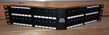 Panduit DPA48688TGY DP6 PLUS Punchdown Patch Panel Angled 48 Ports w/ Connection picture