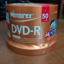 Memorex DVD-R 50 Pack Spindle 4.7GB 16x 120min Blank Media New Recordable Discs picture