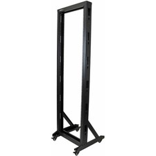 StarTech 2-Post 42U Mobile Open Frame Server Rack, Two Post 19in Network Rack picture
