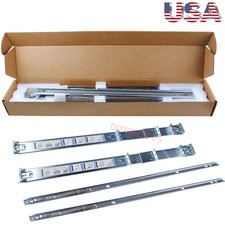 1U Static Rail Rails Kit For Dell R650 R660 R6625 R6515 R670 R470 0MF3D9 MF3D9 picture