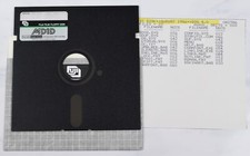 Vtg Fuji Computer Floppy Disk - Rare, IBM PC, Untested, As-Is Antic Aug 86 picture