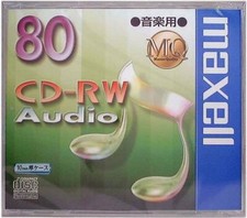 Maxell Blank CD-RW Digital Audio Music 80min CDRWA80MQ.1TP NEW from Japan picture