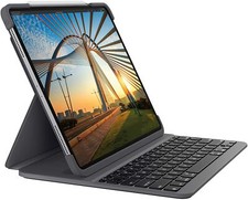 Logitech Slim Folio Pro Backlit Bluetooth Keyboard Case iPad Pro 11 1st 2nd Gen picture