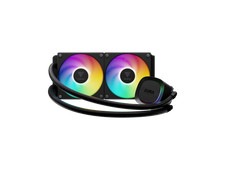 GAMDIAS AURA GL240 V2 240mm AIO Liquid CPU Cooler, Rotatable Pump Cover, 2 x picture