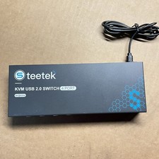 Steetek KVM USB 2.0 Switch 4-Port 4k@60Hz STK-S7412H-U2 picture