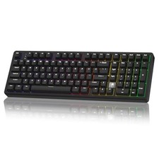 LEOBOG HI98C Pro Wireless Mechanical Gaming Aluminum Keyboard with Num Pad Black picture