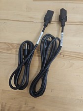 2-Pack Linetek 6ft Power Cord 10A 125V LS-13 E70782 LP-30B BLACK 3-Prong picture