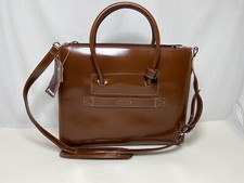McKlein LAKE FOREST W Series Laptop Briefcase Brown Genuine Leather (94334)  picture
