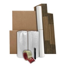Moving Boxes Kit Basic 1-2 Bedroom 18 Box Set Brown UBMOVE picture