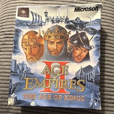 Age of Empires II: The Age of Kings PC 1999 Big Box + 2 Inserts Only Authentic picture