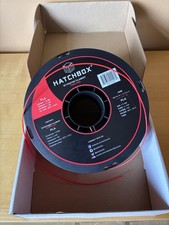 Hatchbox PLA 1.75MM 3D Printer Filament True Red - Partially Used picture