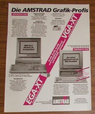 Rare Advertising AMSTRAD PC 2086 PC 1640 Personal Computer 1989 picture
