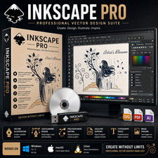 Inkscape Pro Illustrator | Vector Graphic Design | USB & CD | LATEST picture