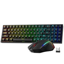 Redragon S136 Gaming Keyboard & Mouse Combo, 75% K628 Tri-Mode Wireless RGB M... picture