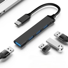 4 Port USB 2.0 Hub Splitter OTG Multi USB Adapter for PC Laptop MacBook USB Hub picture