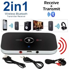 Rechargeable Bluetooth transmitter receiver 2-in-1 wireless audio adapter picture