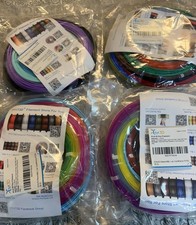 Lot of 5, 20 Colors 3D Pen PLA Filament Refills High Precision 1.75mm 400 Ft  picture