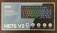 EPOMAKER HE75 V2 Hall Effect tri-mode RGB hot swappable Gaming Keyboard, 8K picture
