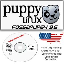Puppy Linux 9.5 Live/Installer DVD - Perfect for Older 64-bit PCs Same DayUSA picture