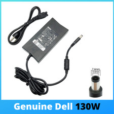 Genuine Dell 130W AC Adapter For Dell K20A WD19 K20A001 Docking Station 19.5V picture