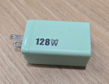 128W USB C Charger, GaN III Foldable Compact Wall Charger,3 Port Charging Green picture