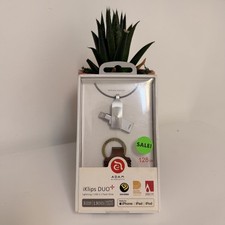 New ADAM elements iKlips Duo+ MFi Lightning/USB 3.1 128GB Flash Drive Silver picture