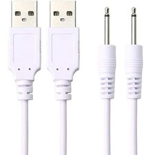 (2 Pack) Fast Charging Replacement USB Cable | DC 2 Ft (60.96 cm), White picture