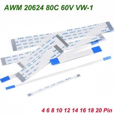 1x FFC Flexible Ribbon Cable 4-20Pin Flat Wire Pitch 0.5/1mm AWM 20624 60V VW-1 picture