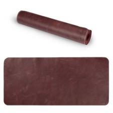 Personalized Top Grain Leather Extended Mouse Pad, Leather Office Desk Mat picture
